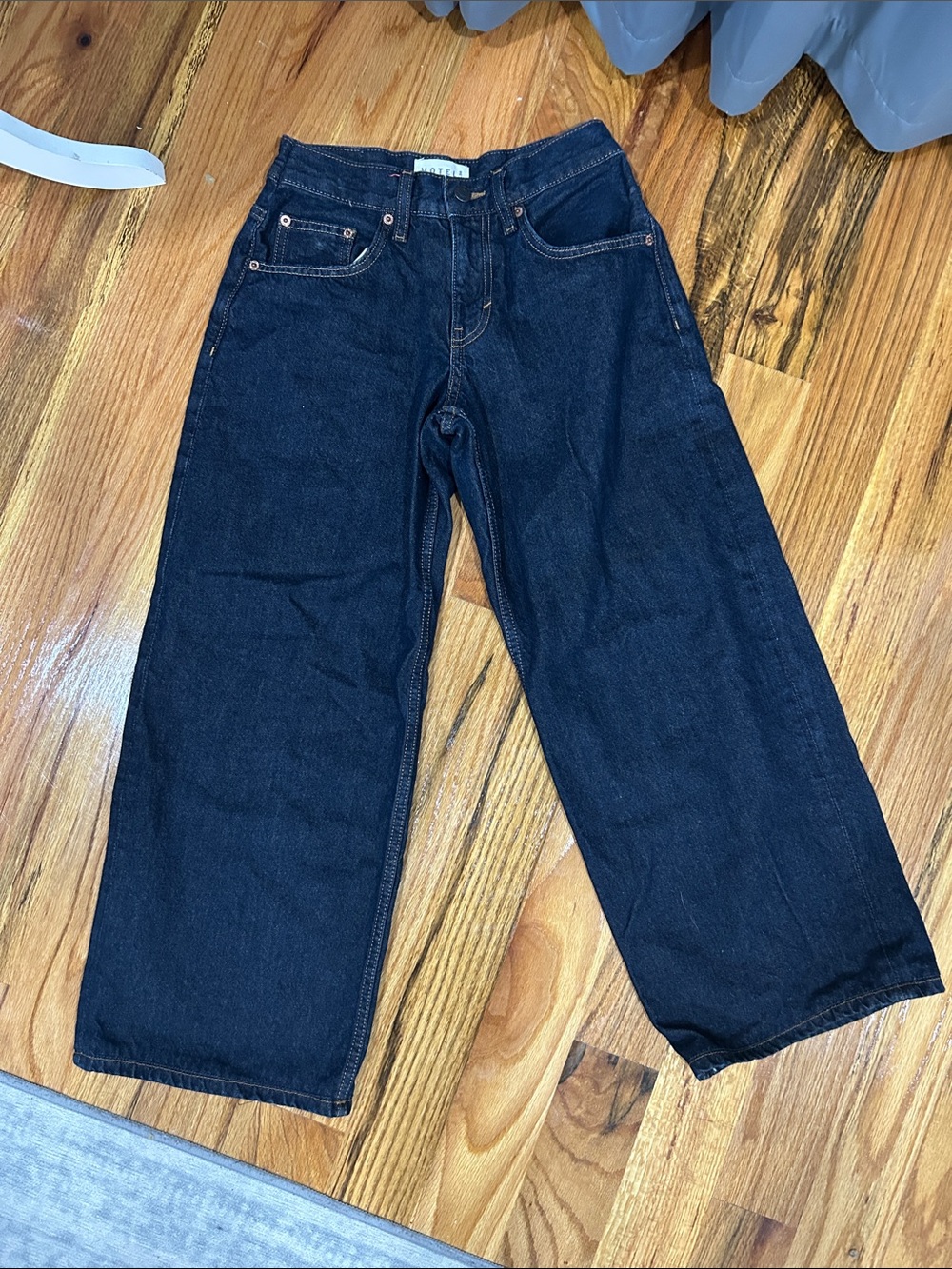 Motel Rocks women’s Relaxed Dark Indigo Jeans